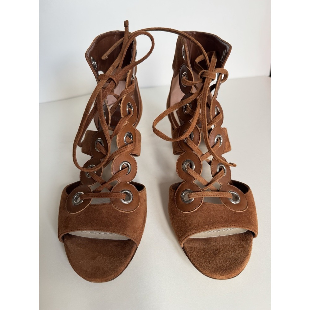 Christian Dior- Brown Suede Gladiator‎ Sandal Size 41 - Picture 6 of 13